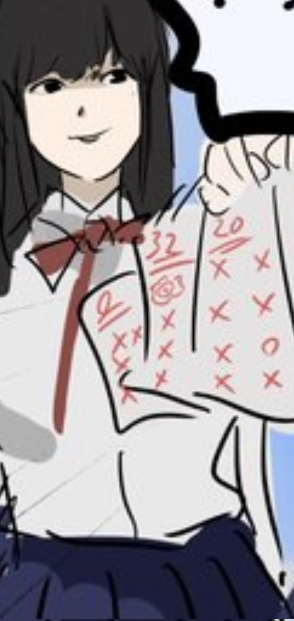 @p8HMIUHYW1KUF6c 花丸らしきものがあって32点…だと… 