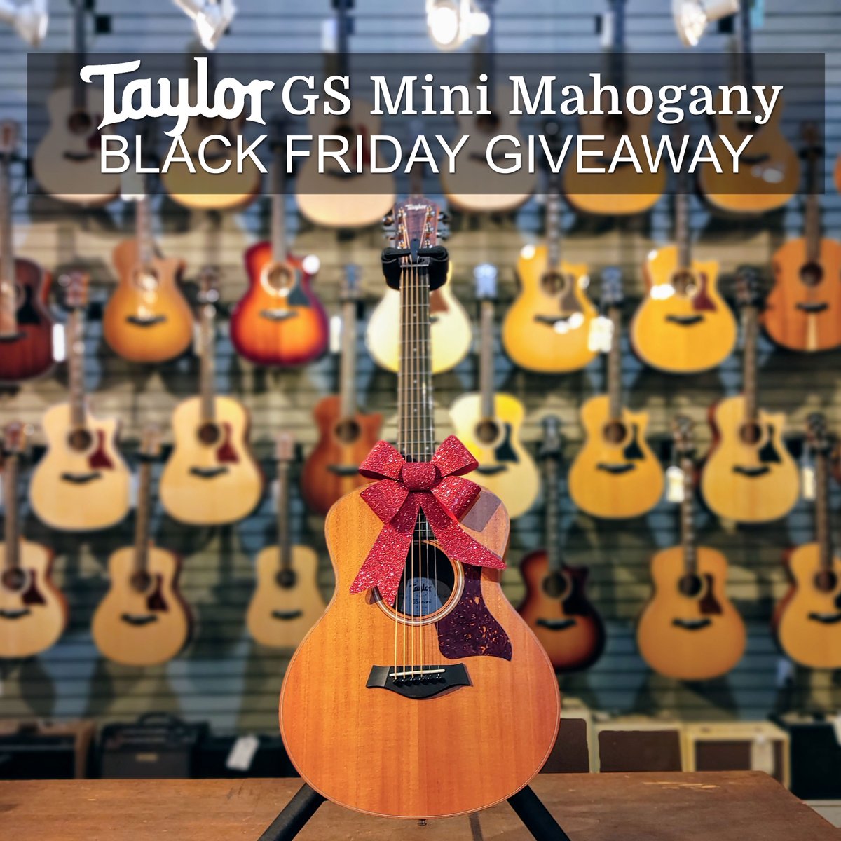 💥Enter to win this <a href="/TaylorGuitars/">Taylor Guitars</a> GS Mini Mahogany! Sign up in store between now and Black Friday. It's as easy as that! 💥

Rules: must be present on Black Friday at 4:09pm to win. One entry per person, and must be 16 years or older to enter.