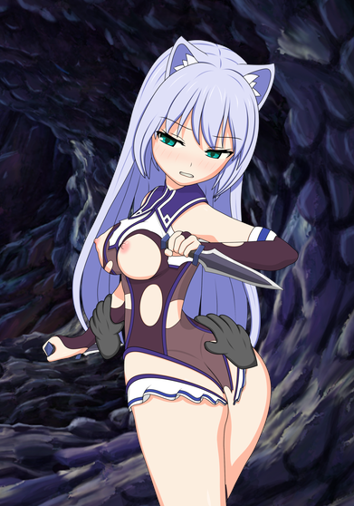 戦闘拘束差分を描いてたら地震で揺れました 