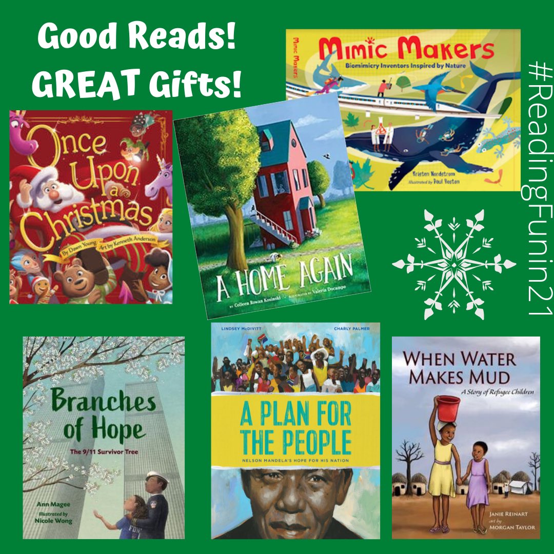 readingfunin21's tweet photo. Happiness is a book for the Holidays! #SupportBooks #picturebooks https://t.co/Lcwtgfqqti