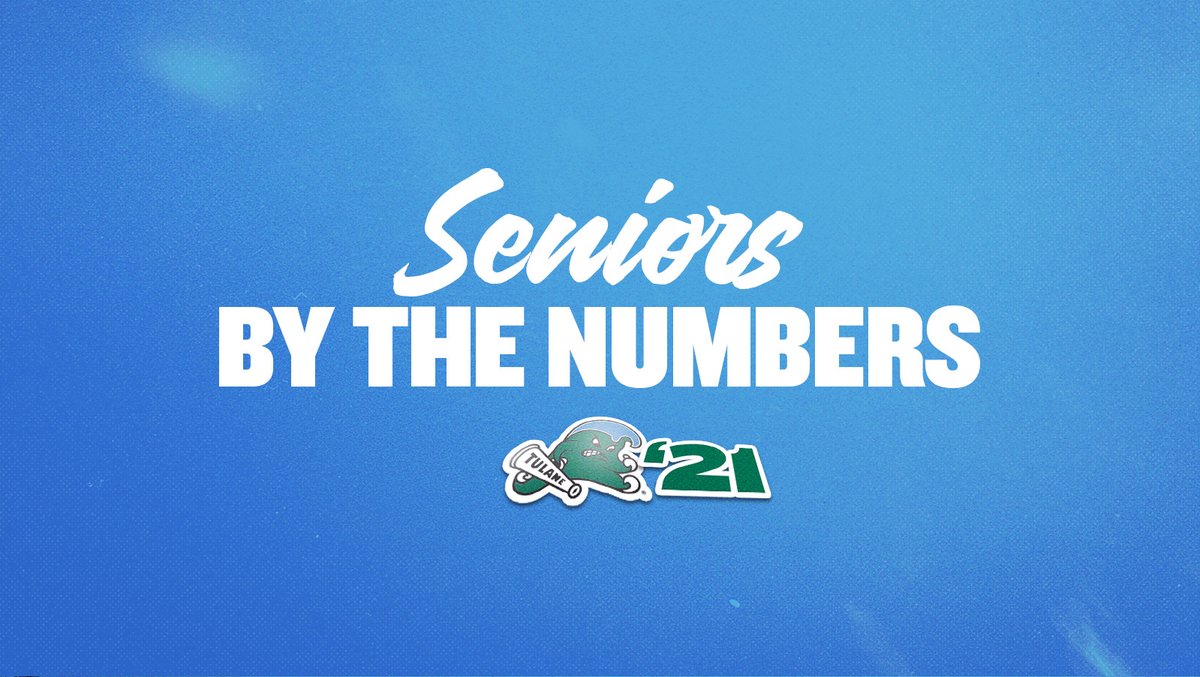 GreenWaveFB's tweet photo. Our senior class: by the numbers

#RollWave 🌊 https://t.co/bsIdff3fWK