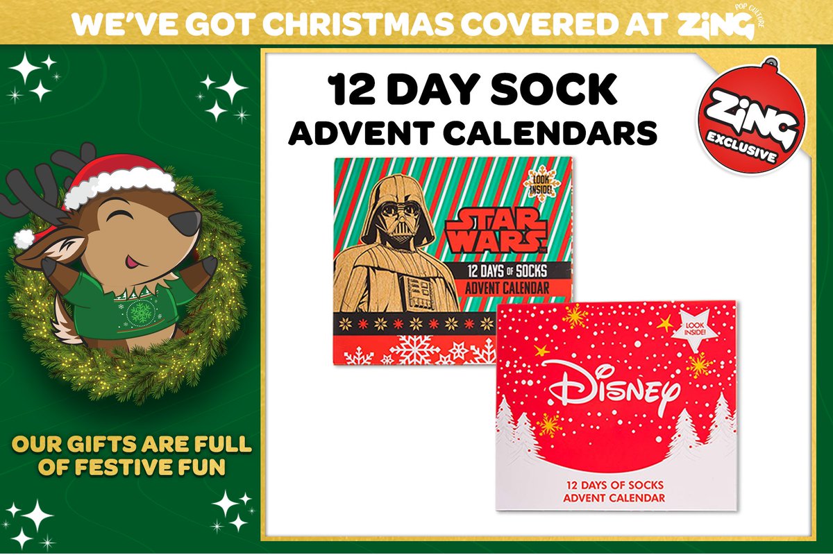 ZingPopCulture's tweet photo. Christmas is approaching FAST! π² #AddALittleZing this Christmas and give some AWESOME gifts full of festive fun! π
We've got Christmas covered: https://t.co/nH275trR10 https://t.co/GFDY1ZX12c