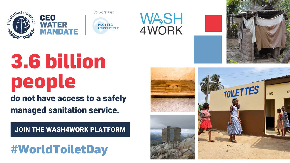 H2O_stewards's tweet photo. We are far from achieving our shared water goals. Current rates of progress need to quadruple for everyone to have safely managed sanitation services by 2030.
The time to act is now.
Follow @WASH4Work to stay updated on #WASHaction. https://t.co/MK1iGHNScs