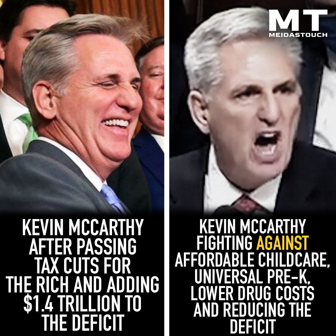 MeidasTouch's tweet photo. Kevin McCarthy's priorities. https://t.co/unCbOZxgxW