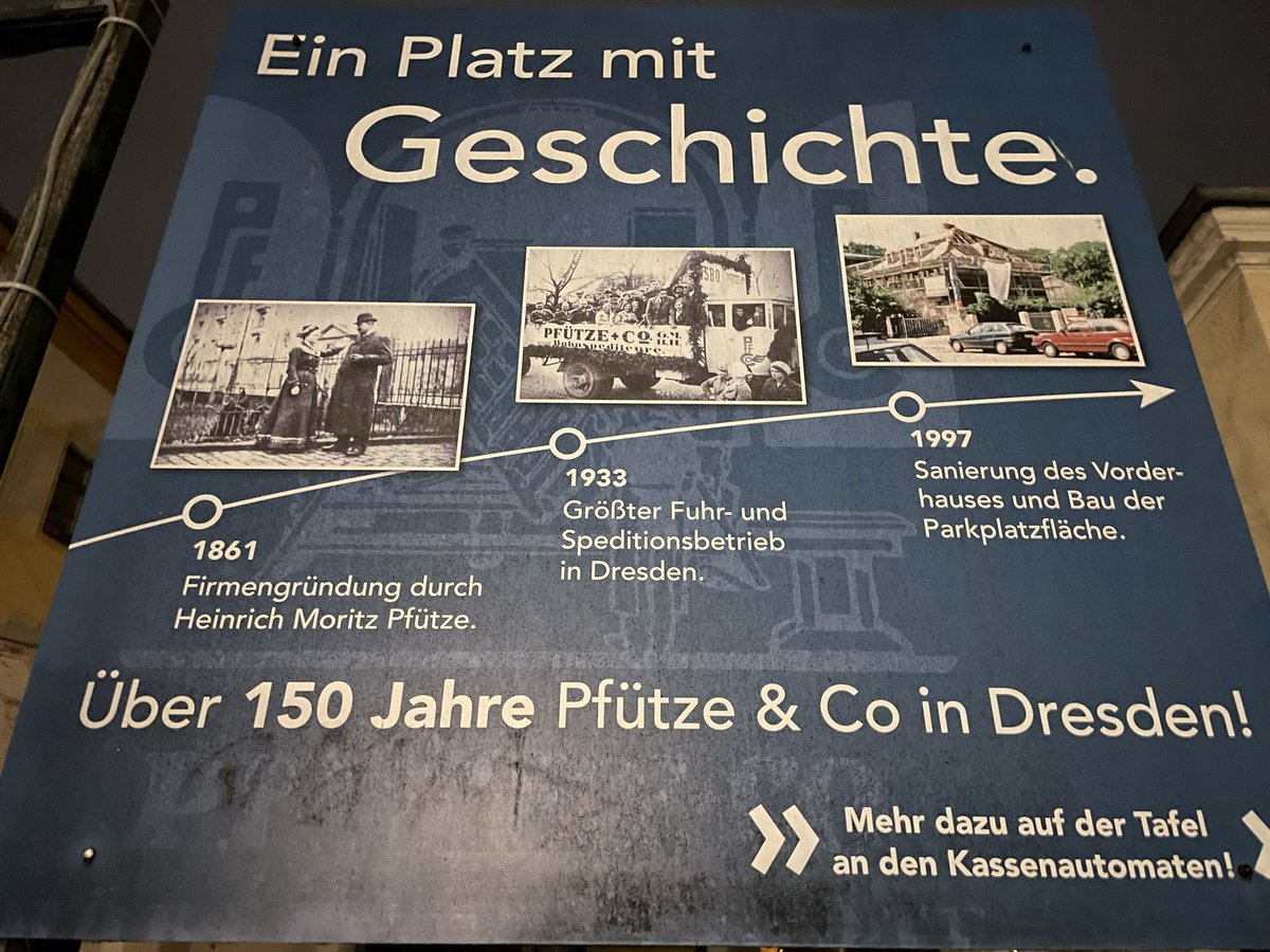 When you let some German companies tell their history 🤦🏻‍♂️

1831: founded
1933: we transported tons of stuff!! Look at this truck with people on it.
…
1997: we built a parking lot