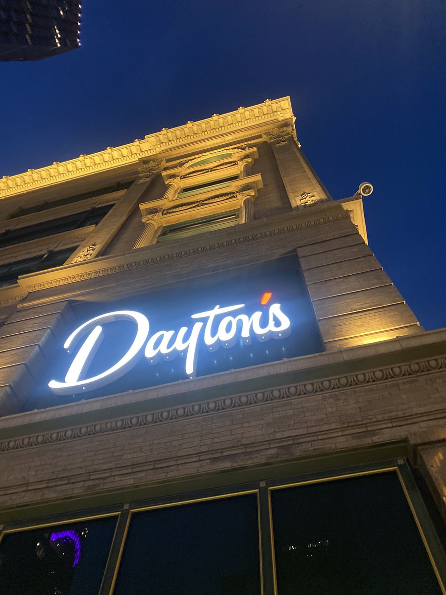 MASlipka's tweet photo. Friday night- former third generation Dayton’s employee visits the #thedaytonsproject https://t.co/L2he7Jm7Rq