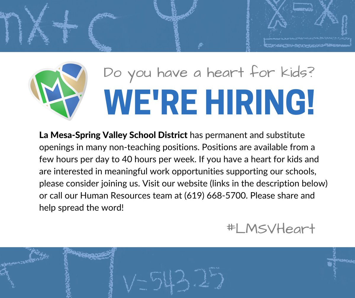 La Mesa-Spring Valley Schools tweet media