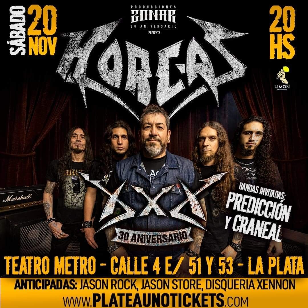 Este Sábado 20  <a href="/horcasoficial/">𝗛𝗢𝗥𝗖𝗔𝗦</a> en el <a href="/teatrometrolp/">METRO Teatro La Plata</a> 💥