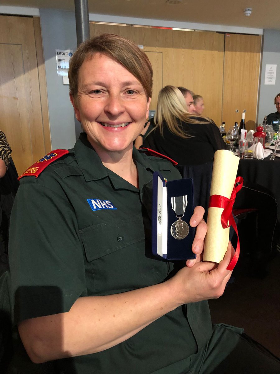 loupercussion's tweet photo. A lovely evening @SSGreatBritain at one of the @swasFT awards evenings.  Proud to receive my HM The Queens Medal for long service and good conduct and celebrate the achievements and service of my colleagues.  Thank you @Will_SWASFT and all involved #teamgreen #22yearsservice https://t.co/XrRgLA3c1P