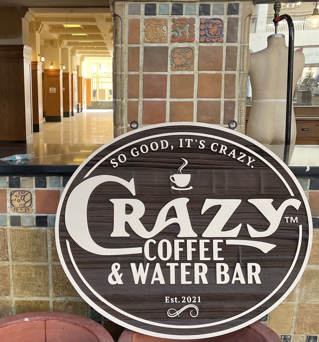 Crazy Coffee &amp; Water Bar GRAND OPENING at the Crazy Water Hotel Saturday, Nov 27 9am - 9pm. Stop in during the Merry Wells Festival and Lighted Christmas Parade.