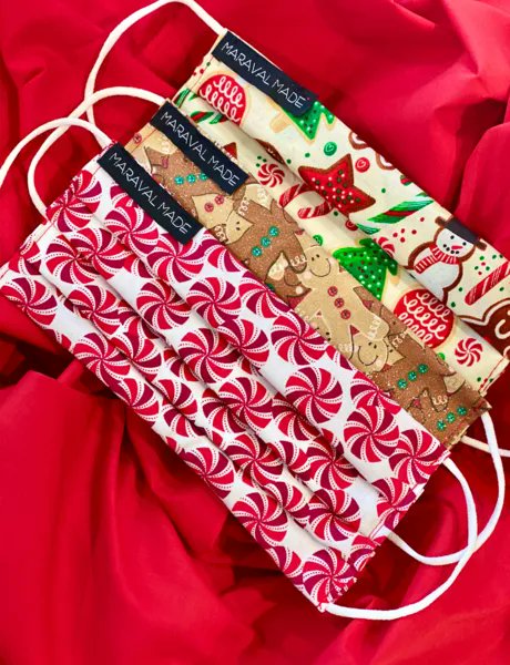 Don't wait too long. Our Holiday Sweets Collection will sell out. Get our cloth face masks today. buff.ly/35CP3MN