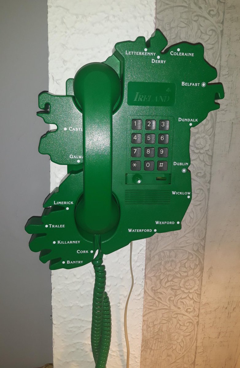 Babe what’s wrong? You’ve hardly touched your Telecom Éireann novelty Ireland phone?