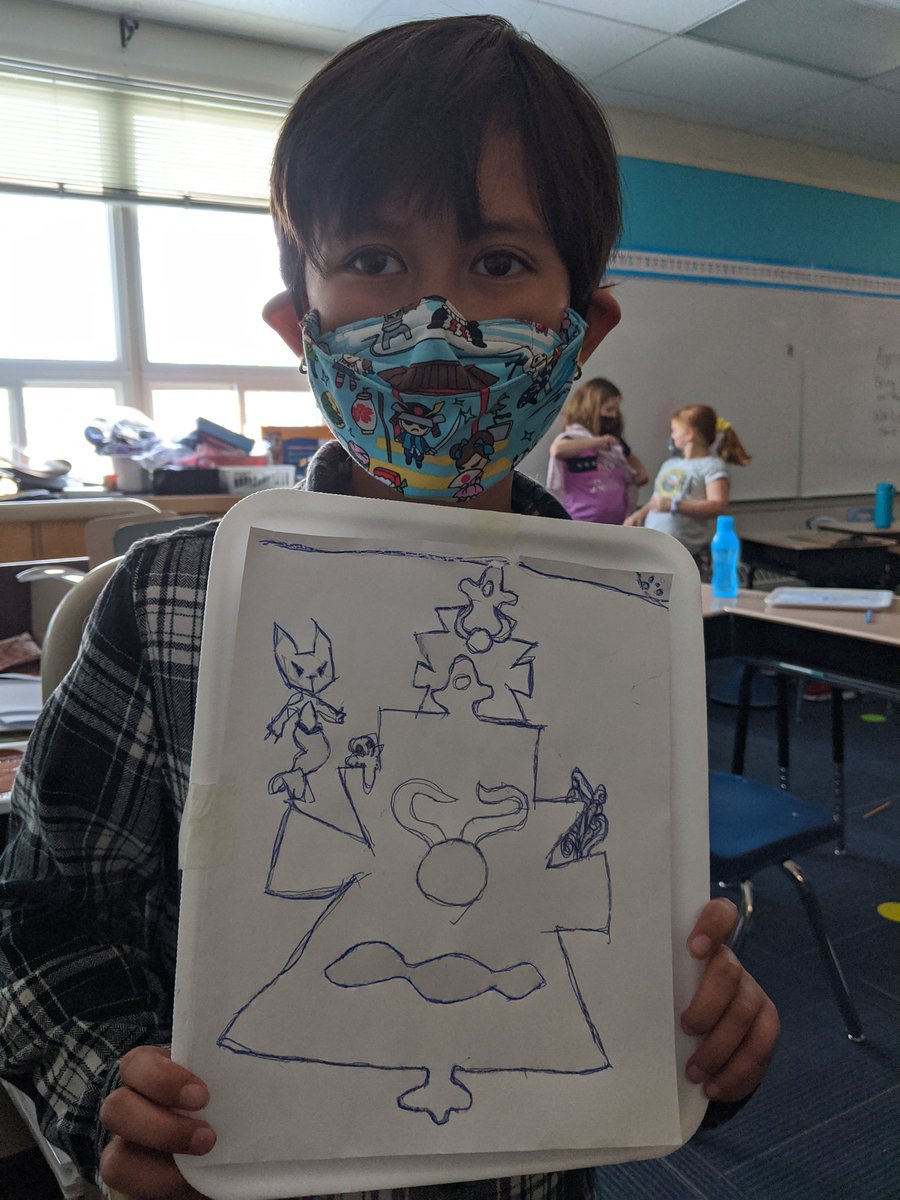 AndreaKavtuxpa's tweet photo. Today and yesterday we did print-making with 4-F class. It was fun to see the different results. We will continue our journey Tuesday. #makeart #allsucceed https://t.co/3vf8fpWZ37
