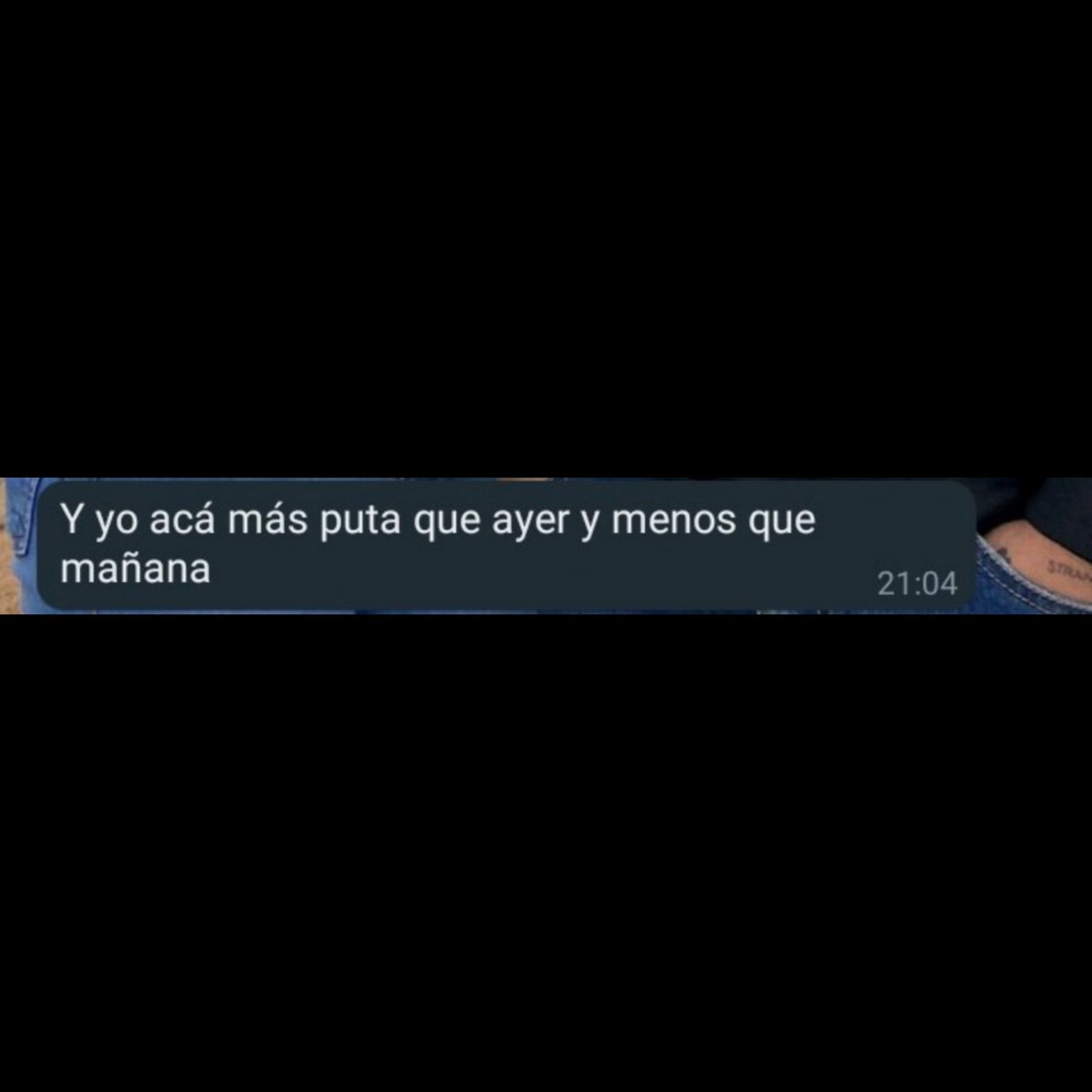 Lo escribió de una manera tan seria que no sé si tomármelo a chiste jajajajaj