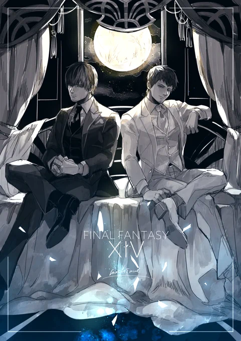 ひろしとアルバート
#ffxiv_art 