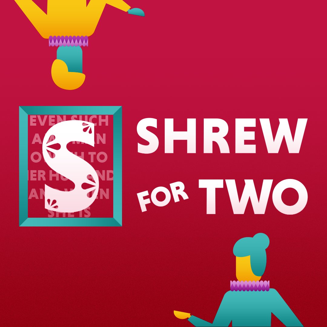 ai_artsfactory's tweet photo. Join us December 1st for SHREW FOR TWO - Kate, meet Petruchio. Petruchio, meet Kate. A Classic story is retold in a Contemporary (and very Pandemic-specific) way.
Artist: Dean Linnard
Sign up at https://t.co/ecVJjM7bZo https://t.co/BaY5vrzbKQ
