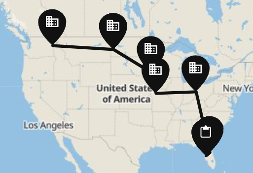 compumaster's tweet image. What the hell @HomeDepot. I ordered 20lbs of wild bird seed, because I was busy with kids. If I knew you'd send it at a route that takes 3000 miles to my home. I totally wouldn't have done that. This is beyond stupid to ship something that's locally available from so far away.