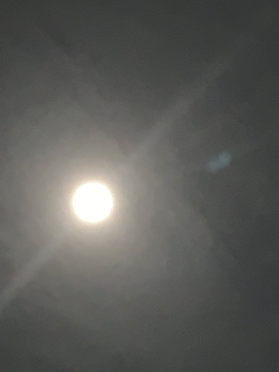 noko66442798's tweet photo. 雲が邪魔してますが普通に撮れたかな？
満月はAM3:00のものです🌕 https://t.co/oGci9kLgVj