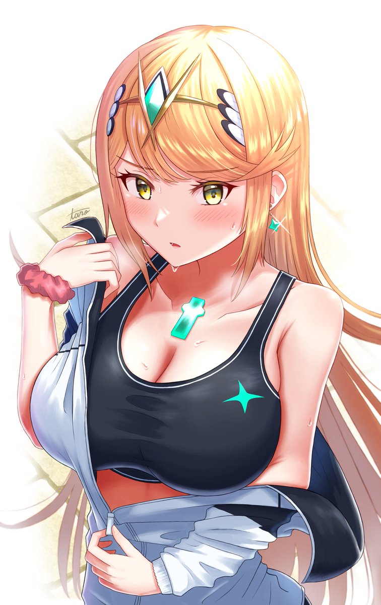 ヒカリ(ゼノブレイド2) 「セリフなし差分です! 」|taroのイラスト