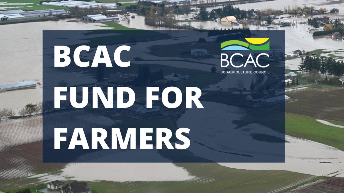 bcagcouncil's tweet photo. BCAC is accepting donations on behalf of farmers and ranchers who have been impacted by the recent severe weather events. Anyone looking to directly support B.C. farmers and ranchers who have been impacted can make a donation on our website: https://t.co/LBFFbeJPBD. https://t.co/P97aaQyYqJ