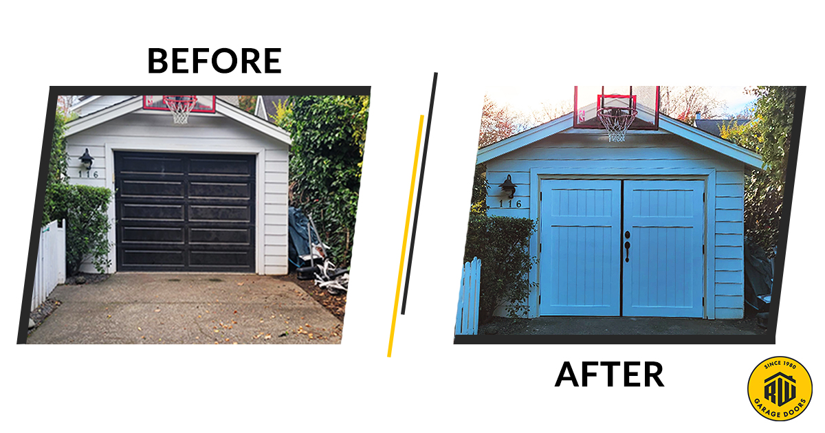 Adding a Custom Wood Swing Garage Door can give your home the elegant style you have been looking for.

#homeimprovement #swingout