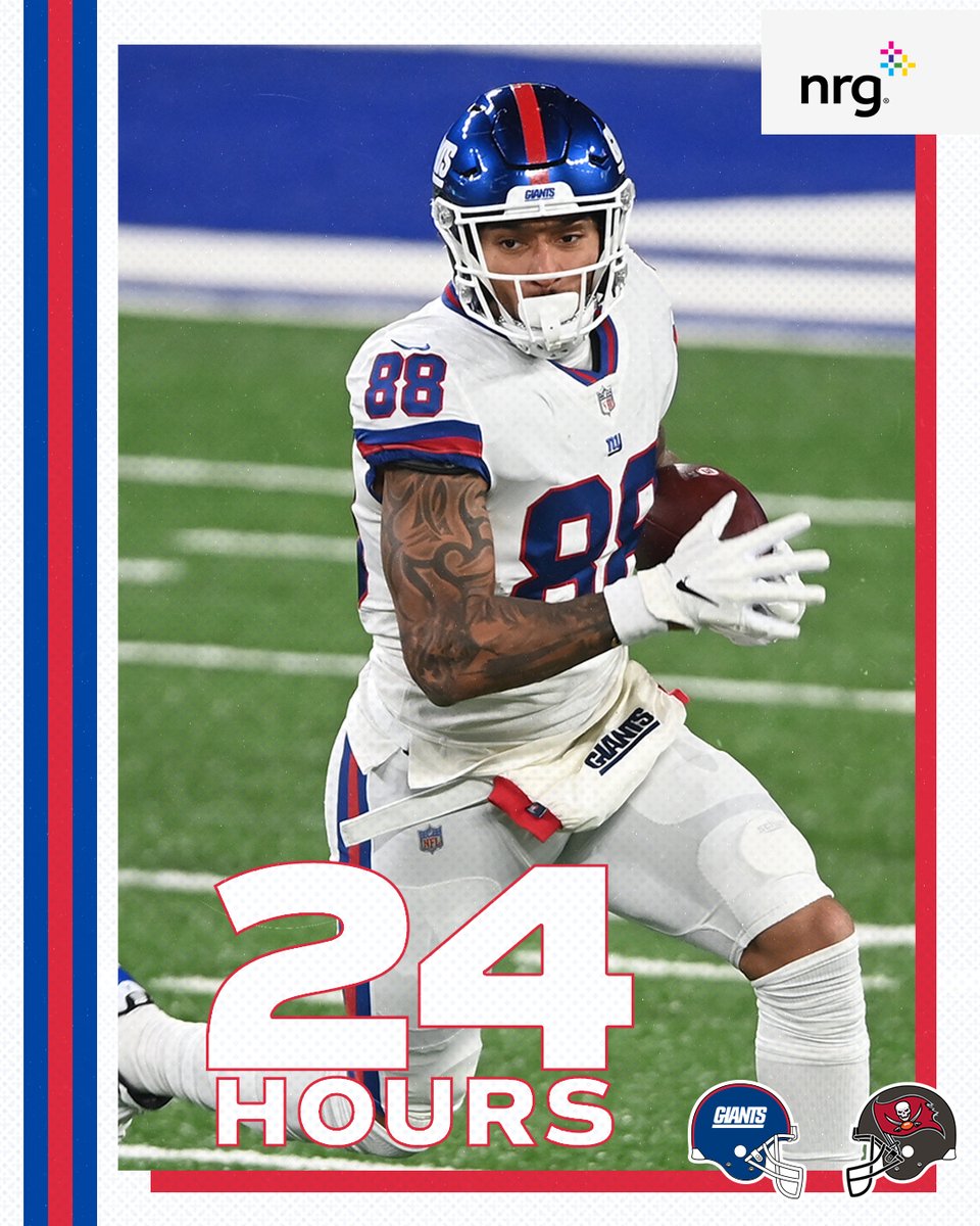 Giants's tweet photo. 24 hours till kickoff 😎 https://t.co/m7ubOt0q28