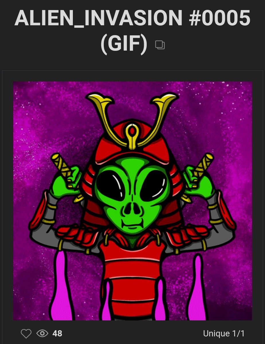 thealienvasion_'s tweet photo. @MrFoxxnft Check out this animated #NFT hope the collector would be interest on it

https://t.co/k6hW3dhPwH https://t.co/NehIEFVfdn