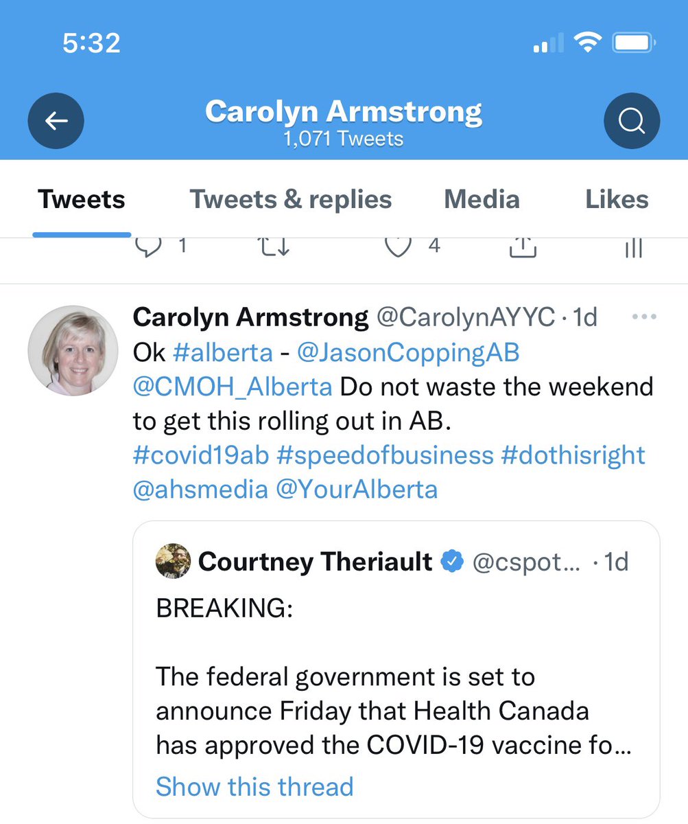 @jvipondmd @CMOH_Alberta This was my tweet yesterday - totally called it, but #whoami @ahsmedia @YourAlberta @JasonCoppingAB @CMOH_Alberta @GoAHealth #speedofbusiness