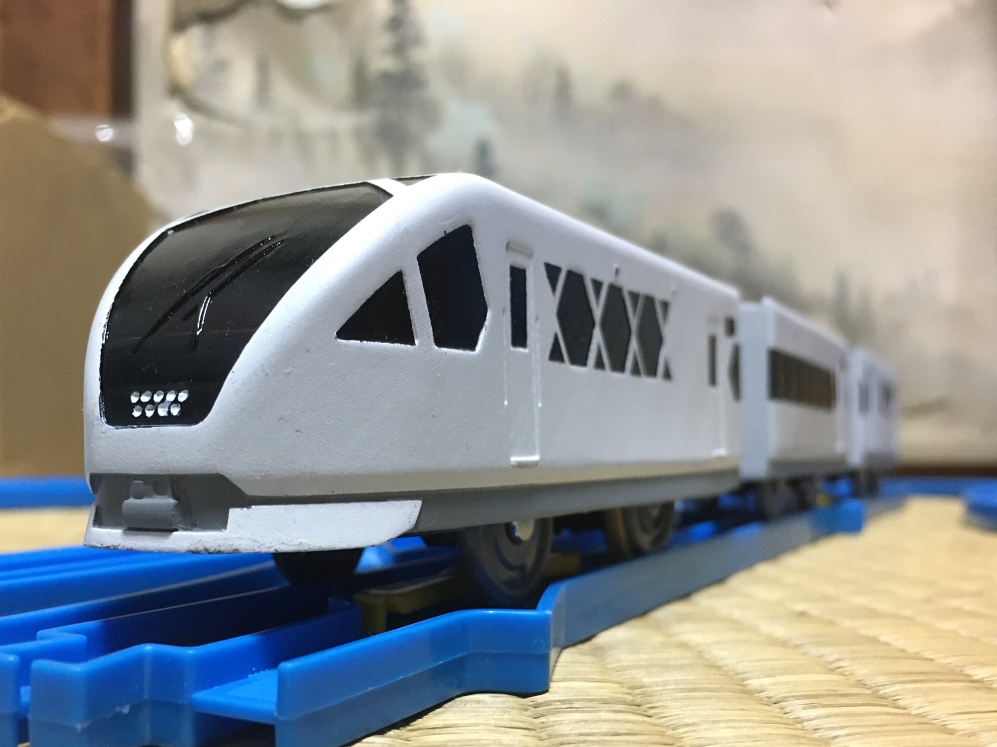 カプセルプラレール 東武スペーシアきぬがわ号 モーター車 中古