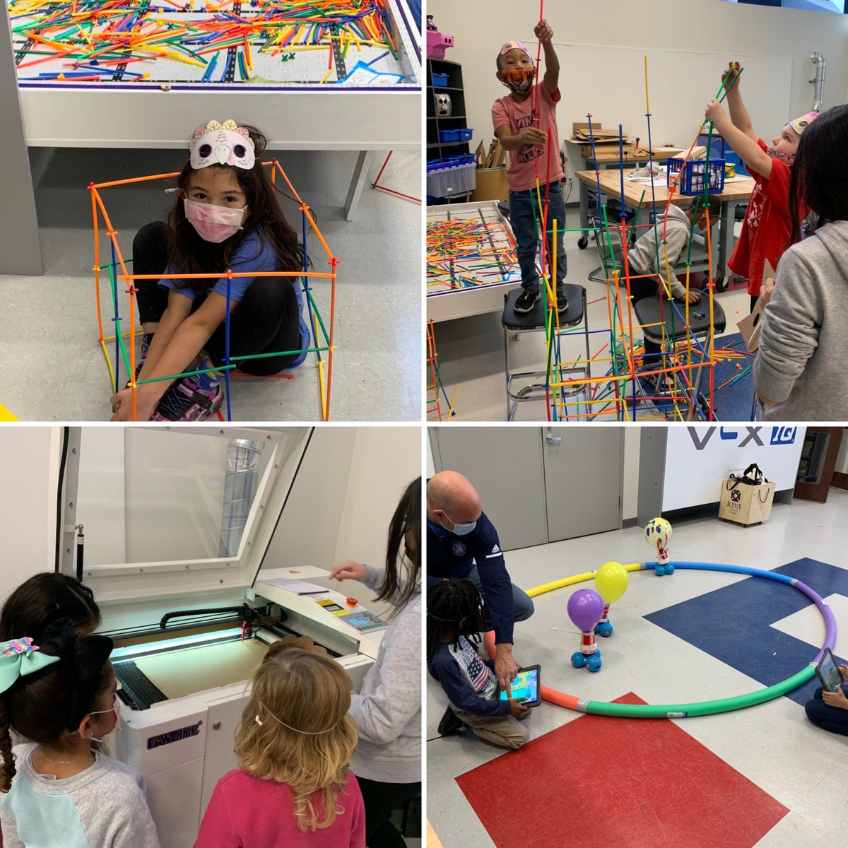 hensongrade3's tweet image. Just another fun Friday in first grade at ICE! #wereadwritelistenspeakandMAKEeveryday #ThisishowweSTEM #keepexploring