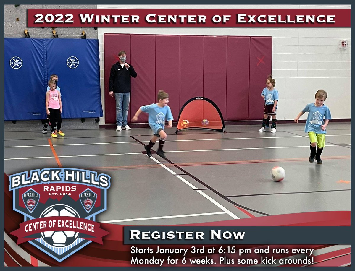 BHRapids's tweet photo. Winter Center Of Excellence

This is a great program for U6-U8 kids to be active and learn some soccer skills through the Winter. Get registered today! 

https://t.co/Zib5qPCWO4 https://t.co/r3Mi0cnCn2