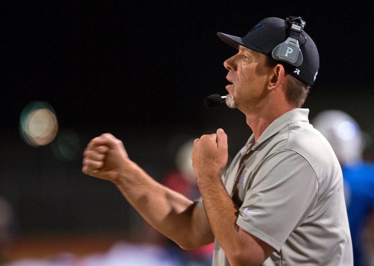 raybrewer21's tweet photo. Congrats to Green Valley High’s Brian Castro on a great run as the Gators’ coach. Got the most of the program and always advocated for his players. Love the GV Knights feeder program and how he made winning Henderson Bowl a priority. He’s one of the good men in Vegas HSFB. https://t.co/dE808dkXWt