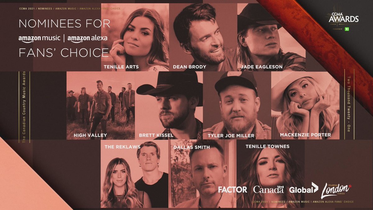 CCMAofficial's tweet photo. Get your votes in! #CCMAFansChoiceFriday Don’t forget to vote for Amazon Music and Alexa FANS’ CHOICE! Go to https://t.co/x0zeisovmZ and have your say! This award is chosen by YOU!

#FansChoice #CCMAAwards #AmazonMusic #AmazonAlexa @amazonmusic @amazonca @alexa99 @TD_Canada https://t.co/HypsrcePyO