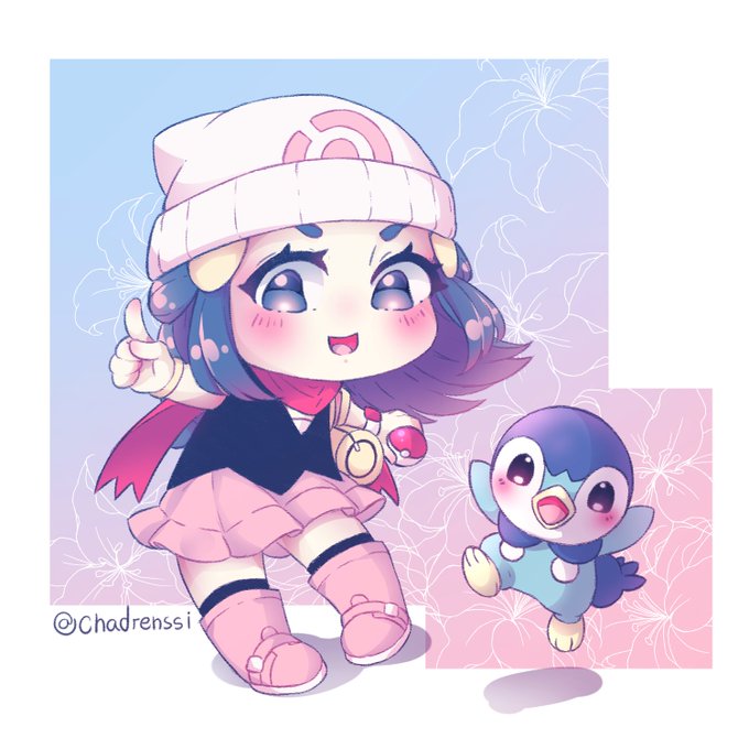 dawn (pokemon and 1 more) drawn by koitshi