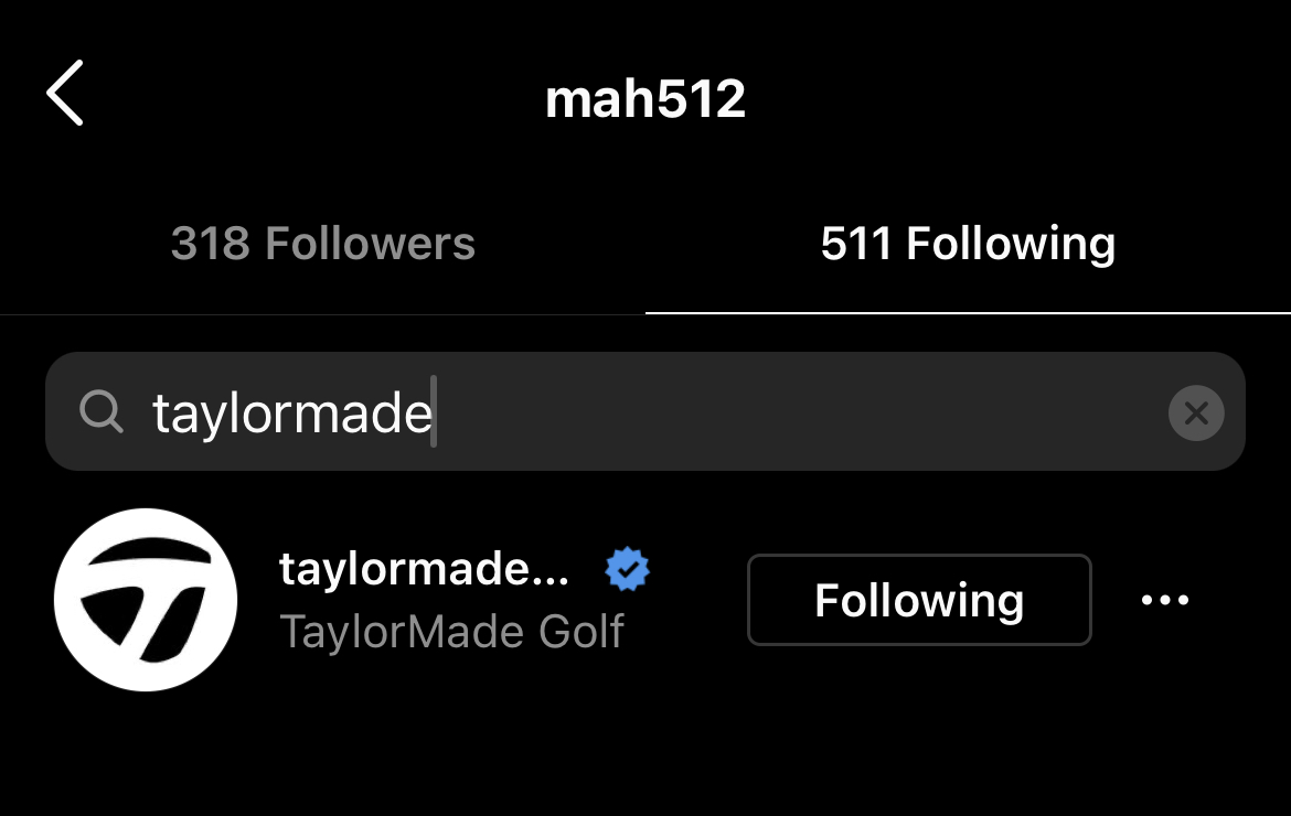 mah512's tweet photo. @RiggsBarstool @TaylorMadeGolf @TaylorMadeGolf @RiggsBarstool #DoBetterRiggs this game gets the best of all of us bud. https://t.co/V9avTqFytc