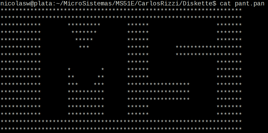 nwolovick's tweet photo. Cuando #MicroSistemas se lleva en el alma.
Diskette perteneciente a Carlos Rizzi para la MS51 con programas PASCAL y un poco de ASCII-art.
(#CPMTools y Rober RivasJ son lo más) https://t.co/MupePVkoGG