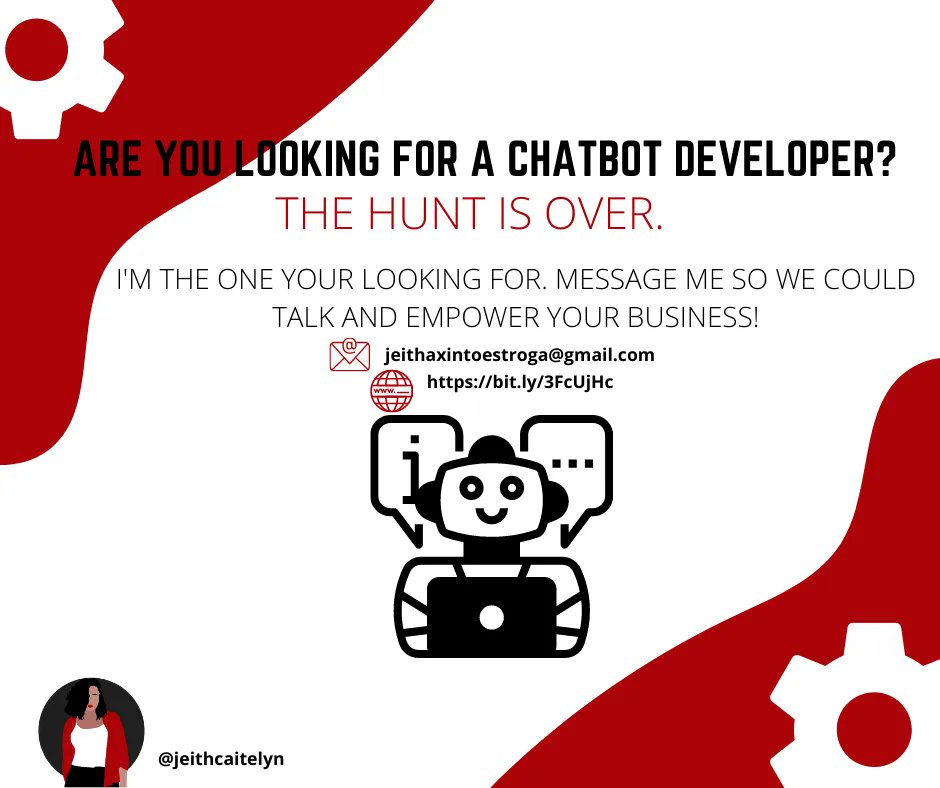 EstrogaJeith's tweet photo. Businesses Can Benefit From Chatbots. 🤖 There are several advantages to adopting chatbots, and how organizations and stakeholders use them to improve the customer experience. Firms' demand for a strong customer service department is steadily increasing.📈  #VAJC#Freelancer✨💖 https://t.co/SyGuypIngt