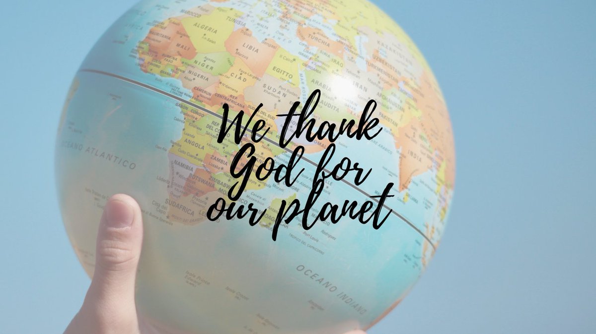 acatholicherald's tweet photo. We thank #God for the #world he has entrusted to our #care and we #pray that world leaders address the challenges of #climatechange before it's too late. 🌎 #25DaysofThanks https://t.co/wiGmUqFHB3