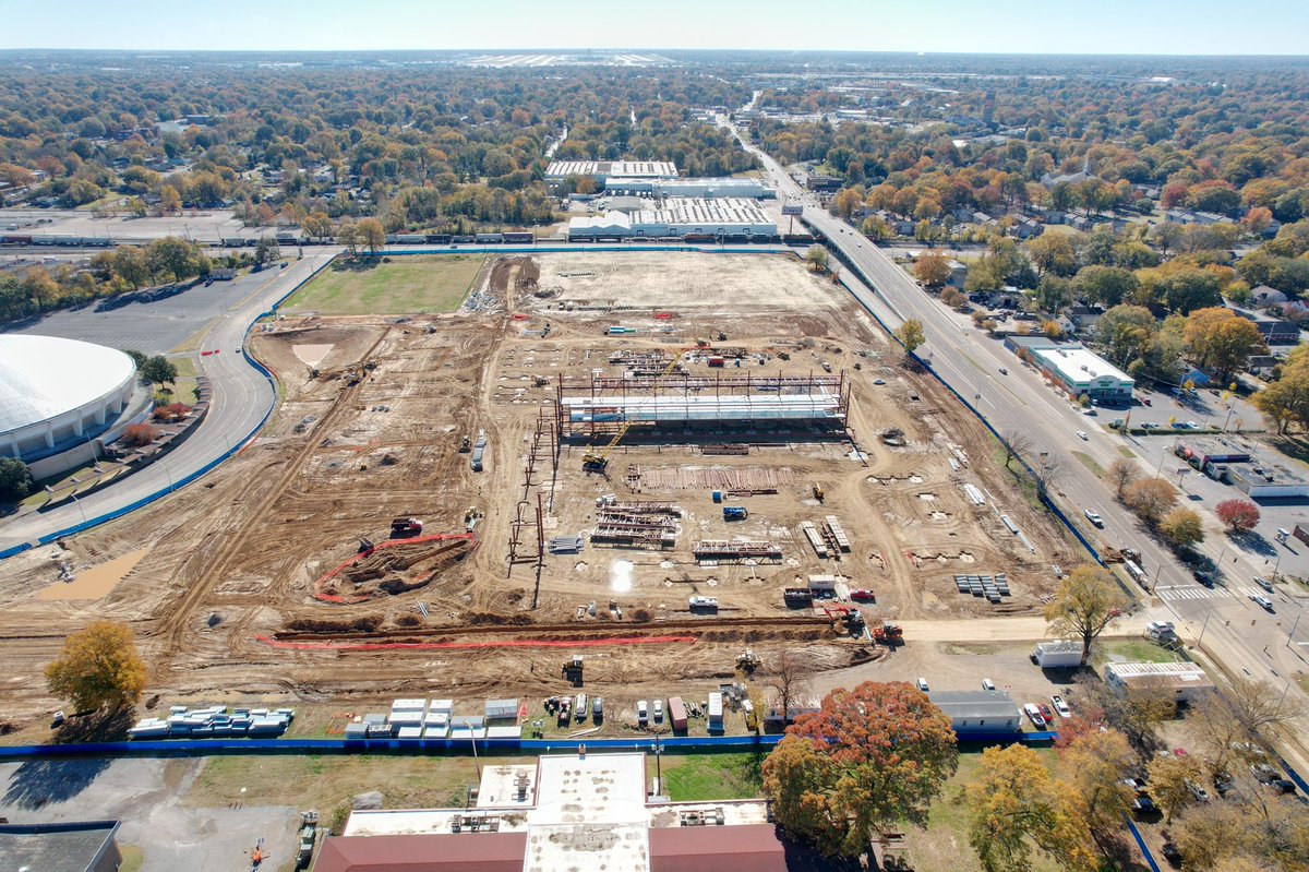 The land where Libertyland once stood will soon be the home of a youth sports complex, now under construction.

I miss the trees.