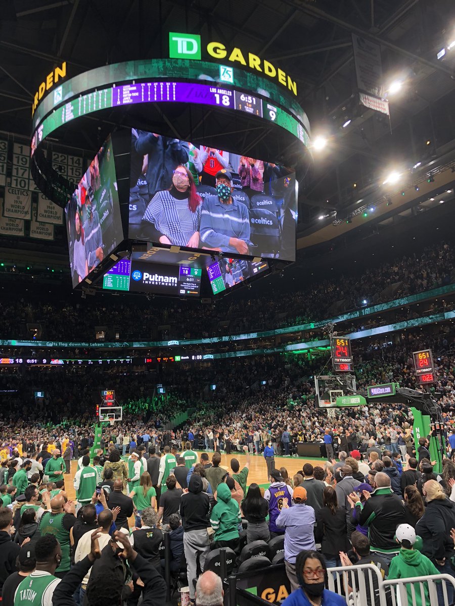 When the icon returns to Boston…nobody sits.