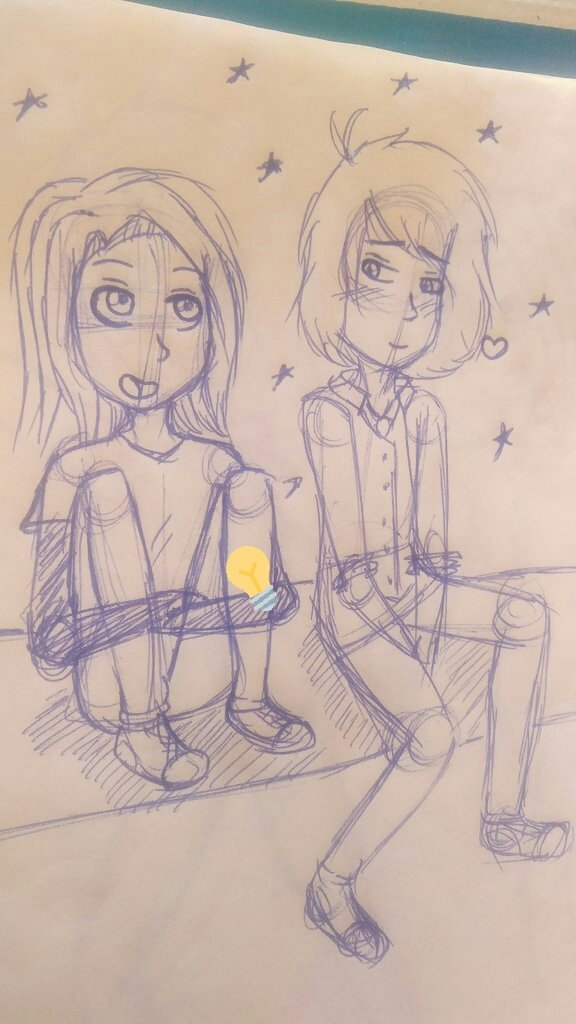 goldenloeboy's tweet photo. Nada, solo un boceto de Golden x Bonnie jajajaja xd 
#TeamGolnnie #Golnnie #FHS https://t.co/n1IkTCALvO