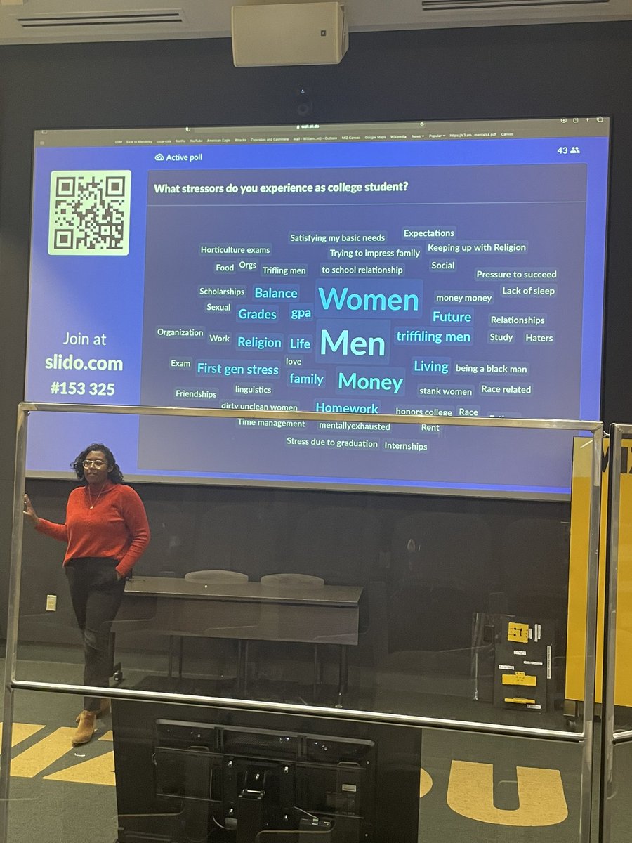 MizzouNSBE's tweet photo. Thank you to Maya Williams and Bini Sebastian for the mental health presentation. Our last GBM of the year is coming up soon. https://t.co/sgpokixgPm