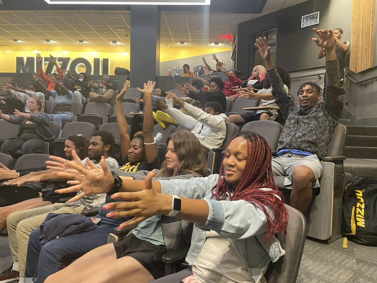 MizzouNSBE's tweet photo. Thank you to Maya Williams and Bini Sebastian for the mental health presentation. Our last GBM of the year is coming up soon. https://t.co/sgpokixgPm