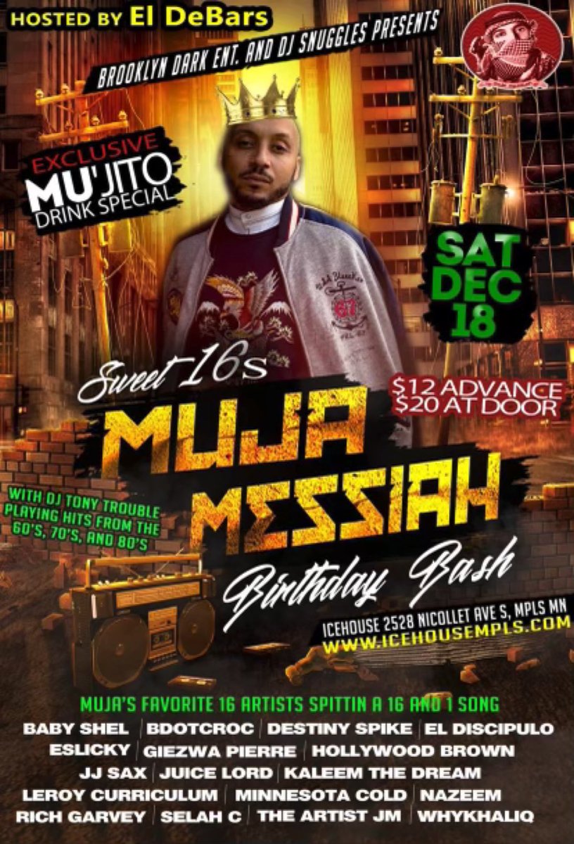 RichGarvey's tweet image. You can’t stop the reign!!! 
👑 @mujamessiah 
12/18 🧊@icehousempls 
we celebrate 🎉