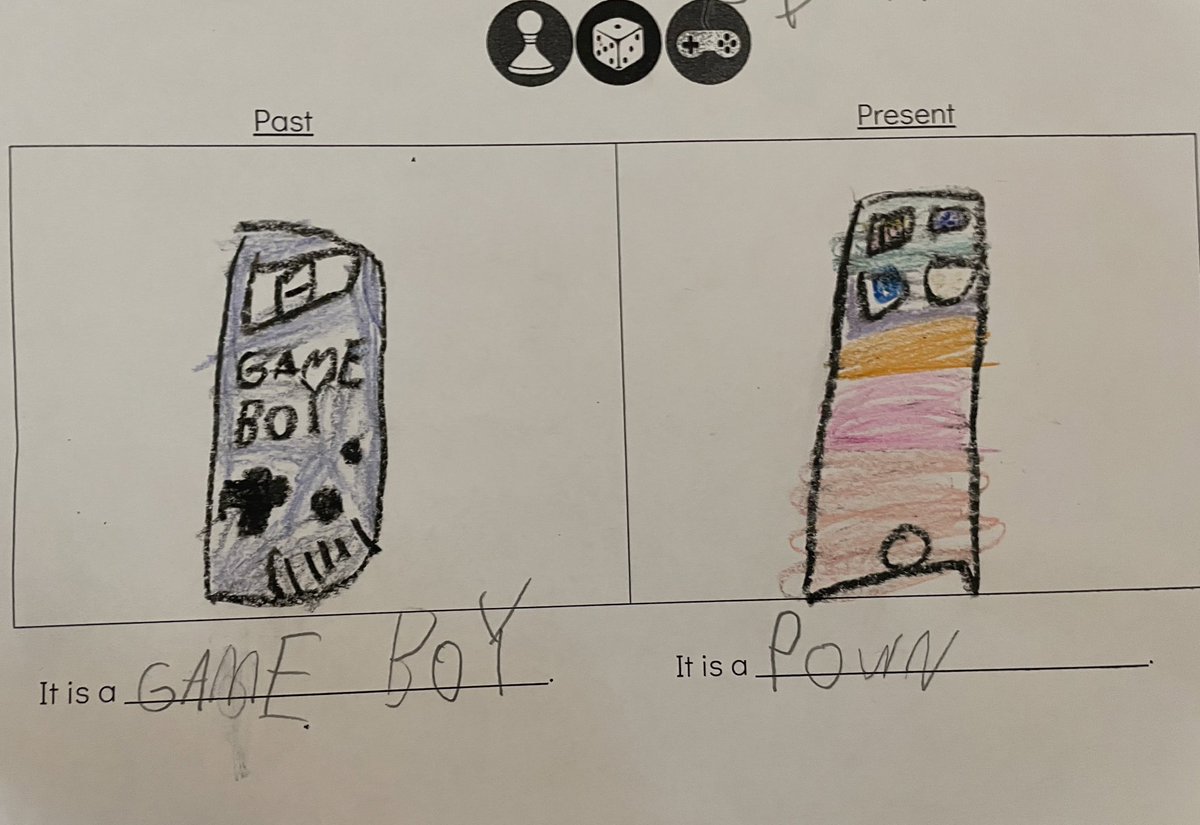 Learning about toys from the past and present. The kids learned about toys I played with in the 90’s- early 2000’s. Fav quote, “Wow the past must have been real boring.” <a href="/JWReasonElem/">JW Reason Elementary</a> #jwreason <a href="/stmabrouk/">Stephanie Mabrouk</a>