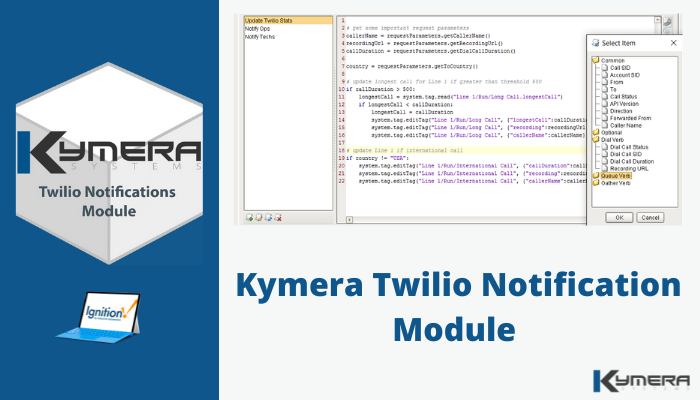 Kymera #Twilio #Notification #Module enables scripts and #alarms to text or call out to individuals and groups, handle the responses via scripting, and authenticate to shelve or acknowledge the alarm conveniently from your phone. bit.ly/3oIfdah
#kymerasystems