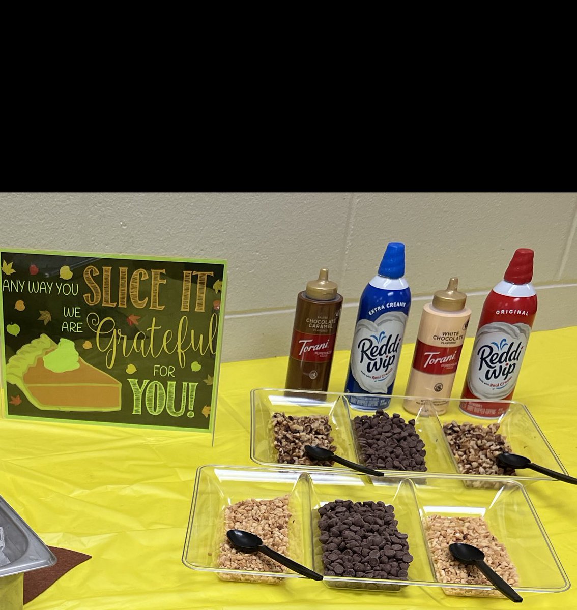 Any way you SLICE it we are GRATEFUL for our wonderful teachers at Taylor-White Elementary! #ThankALTeachers #LearningLeading #StayStrong