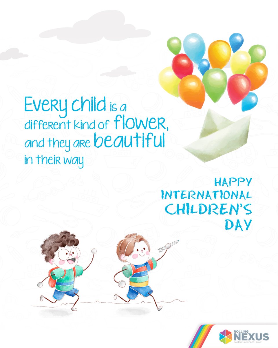 rollingnexus's tweet photo. Every child is a different kind of flower, and they are beautiful in their way
Happy International Children's Day 

#RollingNexus
#ExploreConnectGrow
#NetworkofNewPossibilities  
#InternationalChildrensDay https://t.co/A30no5v0TC
