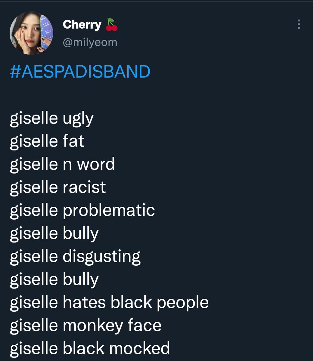 AeriDefender's tweet photo. ‼️‼️ REPORT AND BLOCK

-DO NOT ENGAGE!
- If you scroll through the acc. there were lots of hateful words towards aespa. Report those tweets too
🚫 https://t.co/SIIwXH9dHL
Link to tweet: https://t.co/O5aysrvMHc
REPORT AS:
> Spam
> Targeted Harassment
> Disrespectful / Offensive https://t.co/cDGl8ACYG6