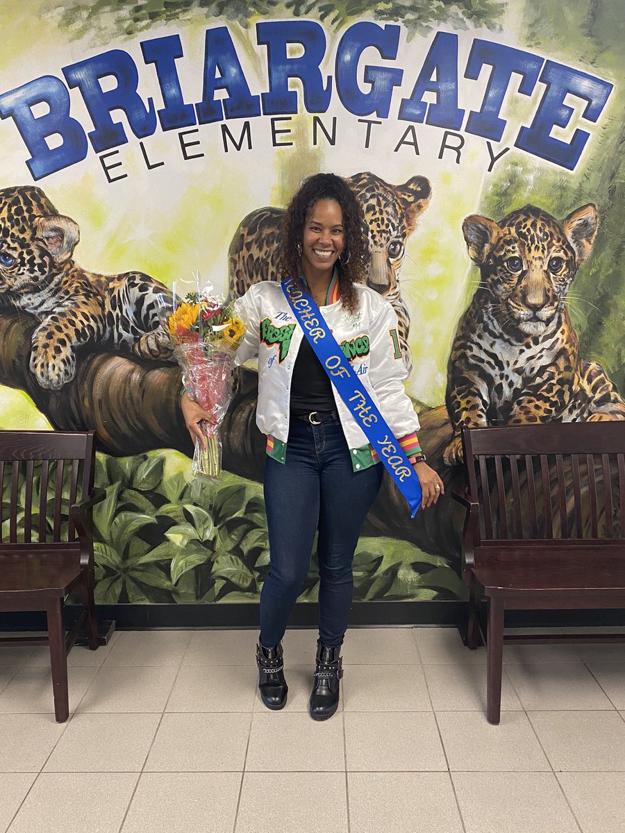 BGE_Jaguars's tweet photo. Congratulations to our 2021 - 2022 BGE Teacher of the Year Stephanie Spurling @i4defjam. You deserve it!! @BGE_Jaguars @LMGarrett2000 @Bowie_Bits @FortBendISD @RhondaMason14 https://t.co/SCkjlMRSVn